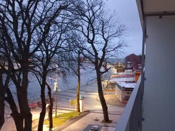 Apartament Z Widokiem Na Morze I Port Mrzeżyno Esterno foto